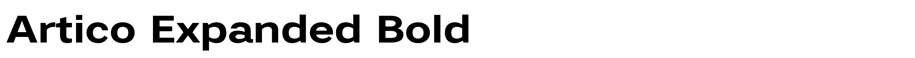 Artico Expanded Bold